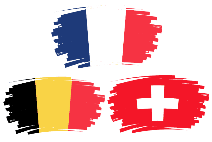 FLAGS-FRANCE-BELGIA-OG-SVEITS